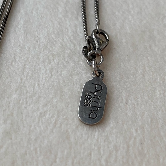 Pyrrha pendant and chain “Love Conquers All”. Oxidized sterling silver. - Picture 6 of 6